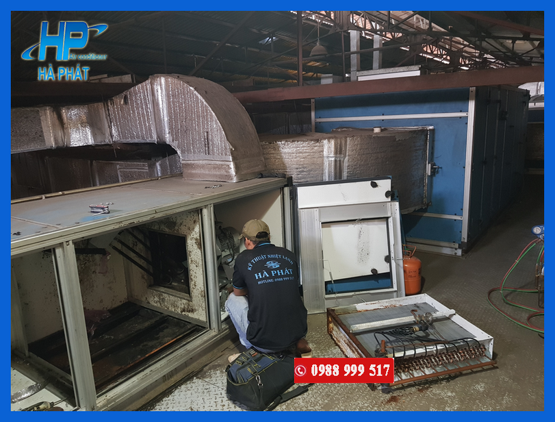 Lý do chọn NHIỆT LẠNH HÀ PHÁT để sửa máy lạnh công nghiệp tại Bình Dương # Sửa máy lạnh công nghiệp nhà máy Bến Cát