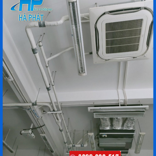 Lắp đặt điều hòa âm trần tại Vũng Tàu #1