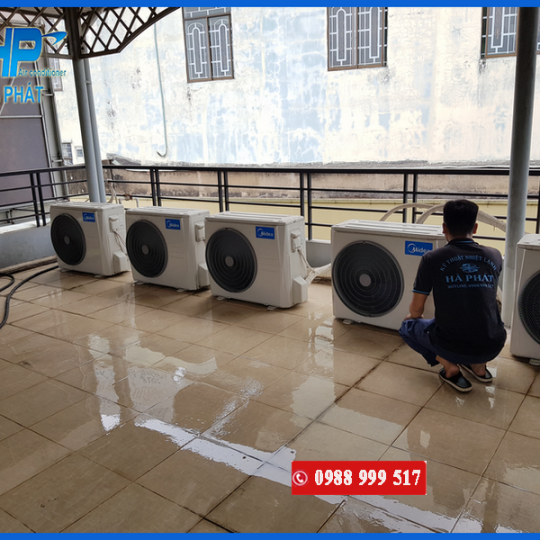 Tháo lắp máy lạnh tại Bàu Bàng | 0988 999 517 Mr Hà